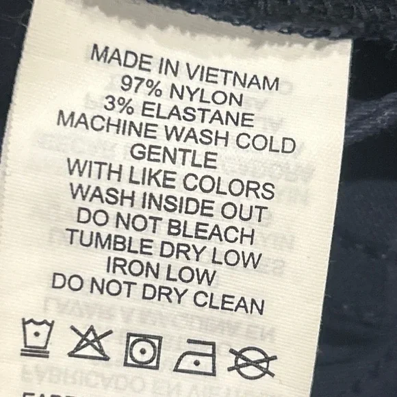 prAna Slim Fit Mens 36x34 Navy Nylon Stretch Slim Fit Outdoor Hiking - Picture 8 of 8